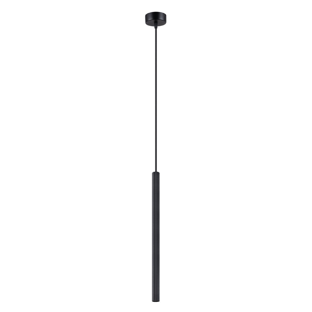 Argentia Ribbed Tube Pendant Light