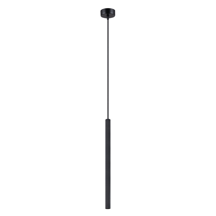 Argentia Ribbed Tube Pendant Light