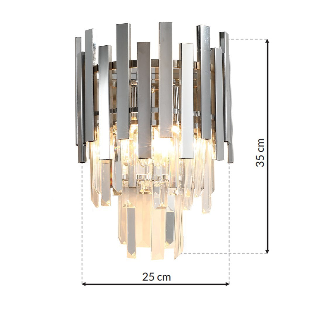 Turin Wall Light Silver