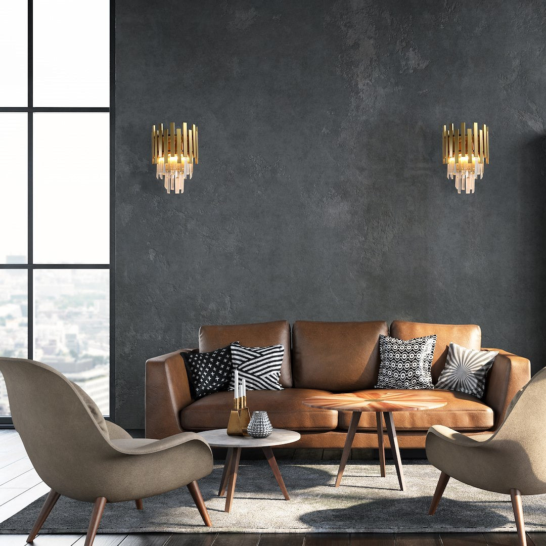 Turin Wall Light Gold