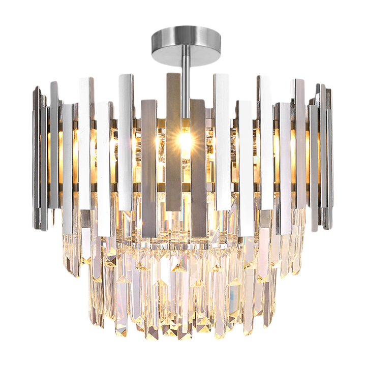 Turin Semi-Flush Silver