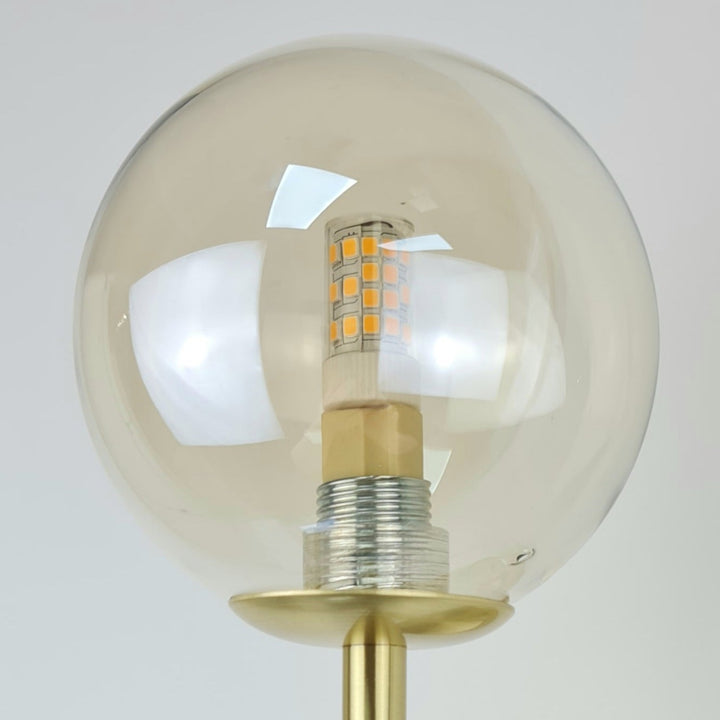 Melbourne Amber Globe Glass Light Shade