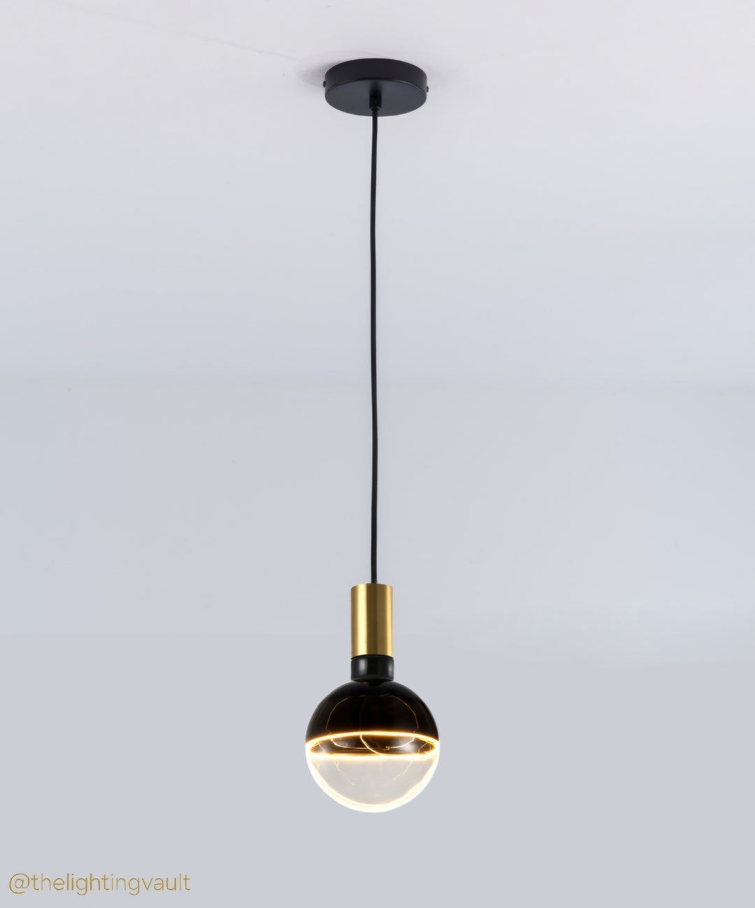 Roma Luxe Black Globe Light Bulb - 3 SIZES