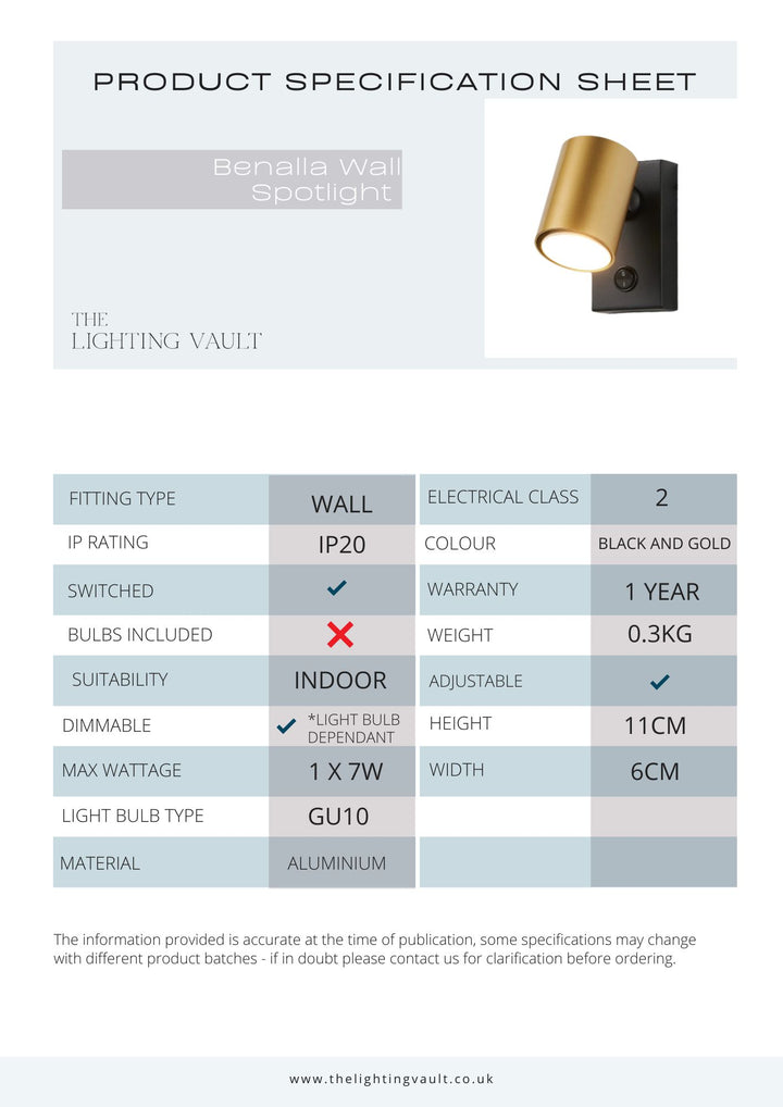 Benalla Wall Spotlight