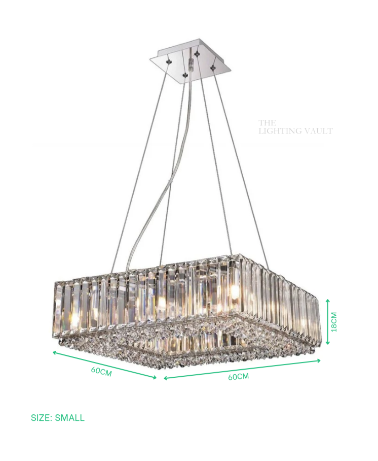 Salzburg Small Square Chandelier