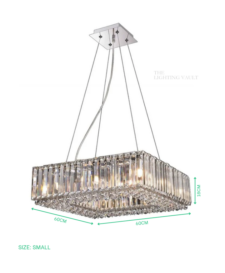 Salzburg Small Square Chandelier