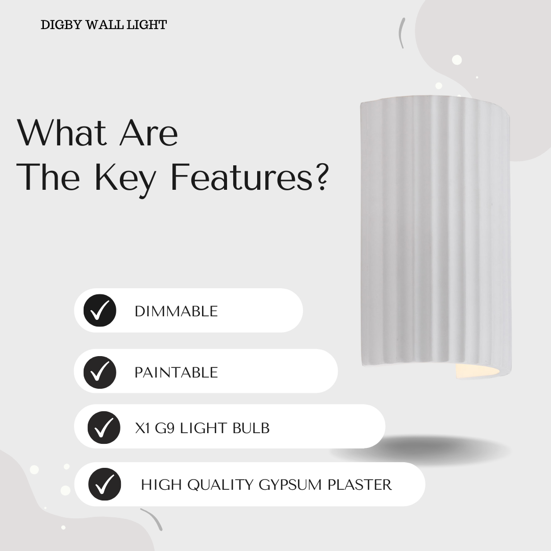 Digby Wall Light – G9 or GU10 Option