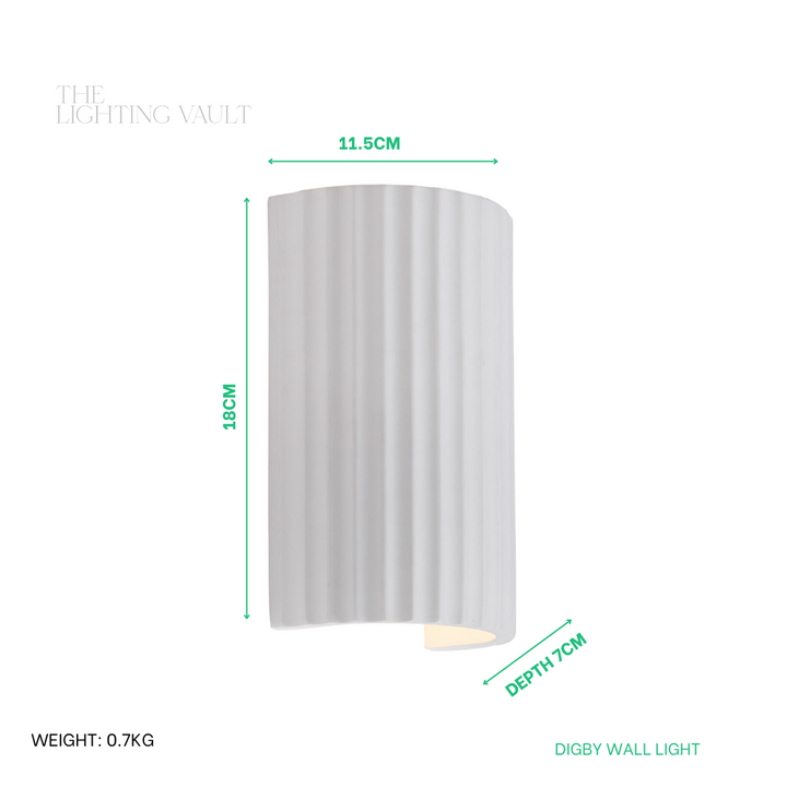 Digby Wall Light – G9 or GU10 Option