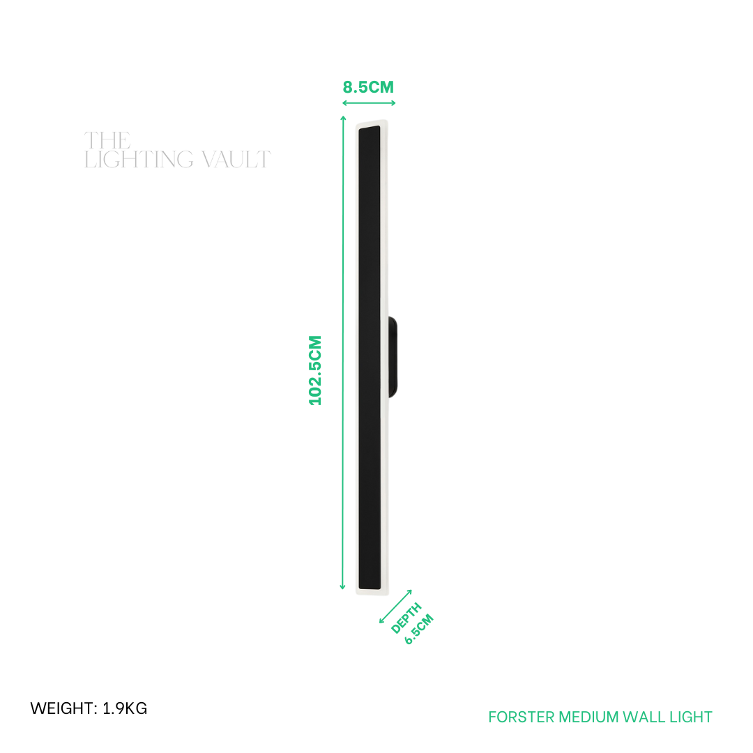 Forster Outdoor Linear Wall Light Medium