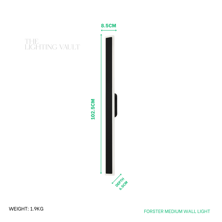 Forster Outdoor Linear Wall Light Medium