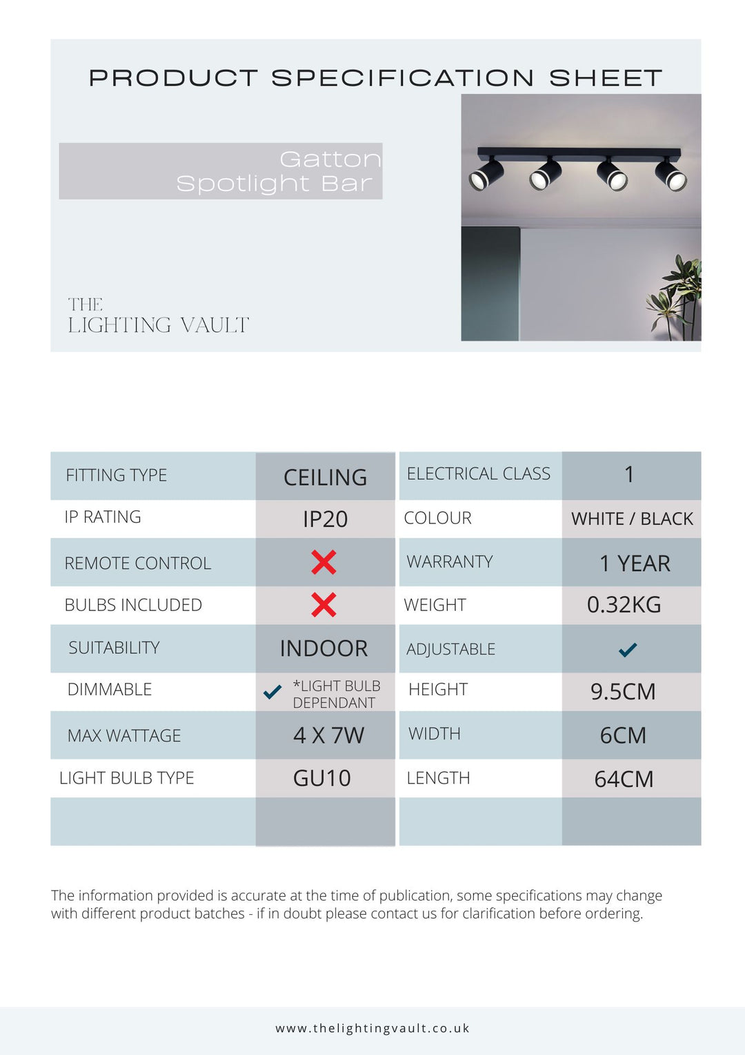 Gatton 4lt Spotlight- 2 Colours