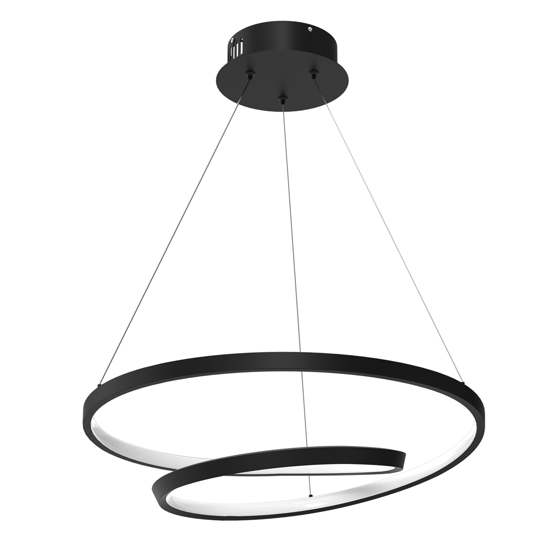 Copenhagen LED Pendant – Twisted Ring Ceiling Light