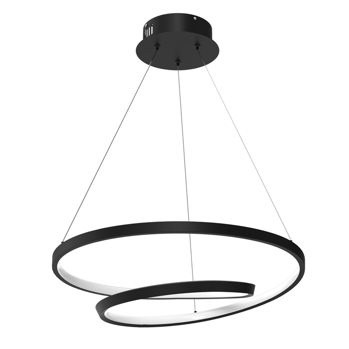 Copenhagen LED Pendant – Twisted Ring Ceiling Light