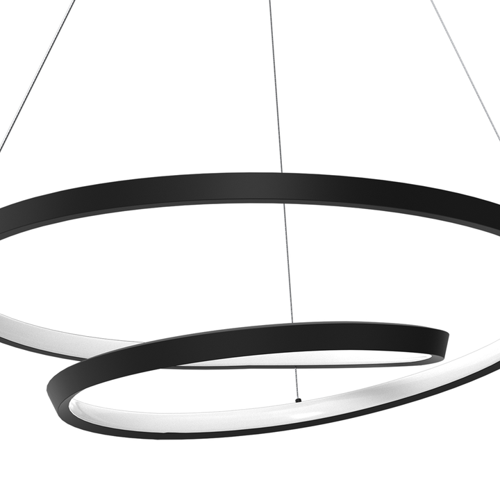 Copenhagen LED Pendant – Twisted Ring Ceiling Light