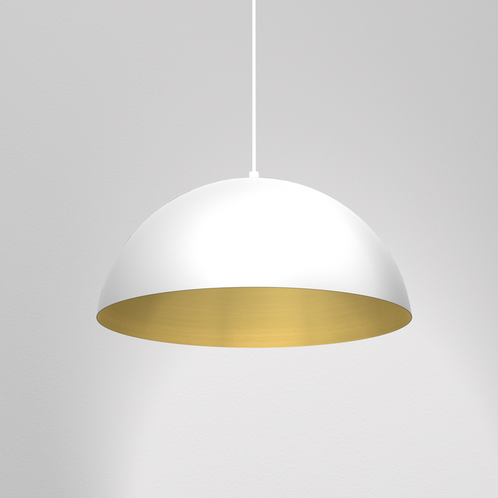 Helsinki Pendant Light with Gold Interior