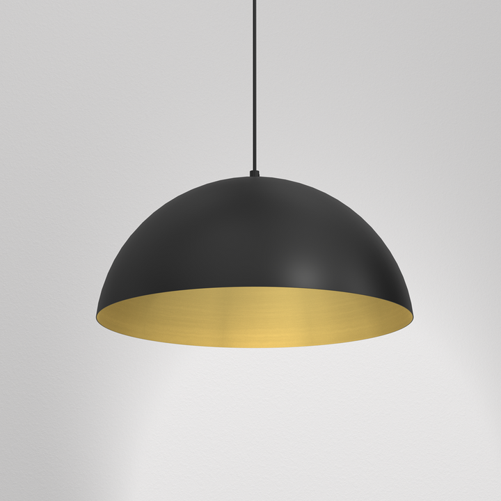 Helsinki Pendant Light with Gold Interior