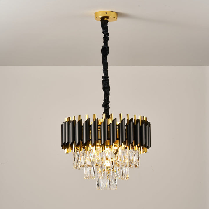 Moura Black & Gold Chandelier