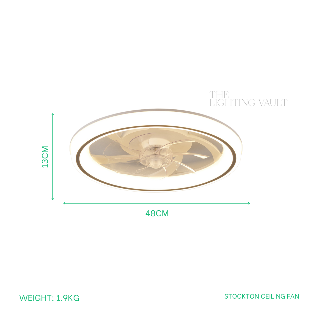 Stockton Remote Control Ceiling Fan