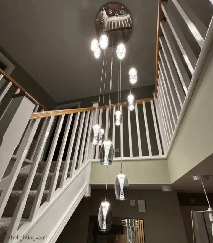 Adelaide 12-Light Spiral Pendant Chandelier
