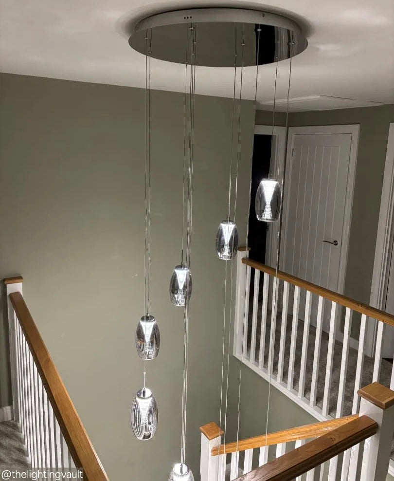 Adelaide 12-Light Spiral Pendant Chandelier
