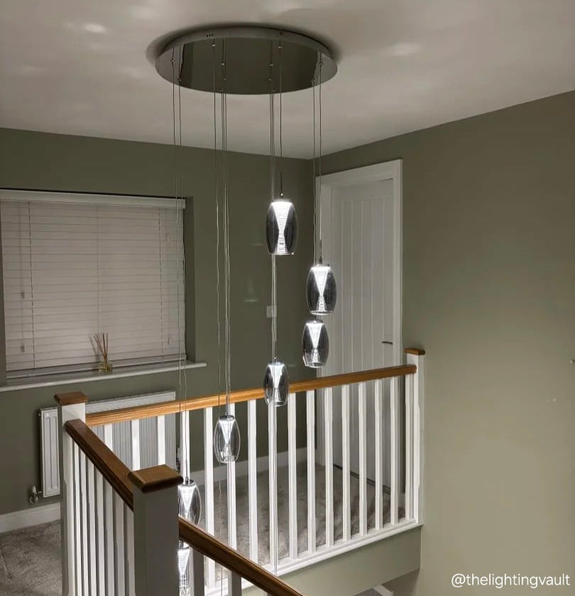 Adelaide 12-Light Spiral Pendant Chandelier