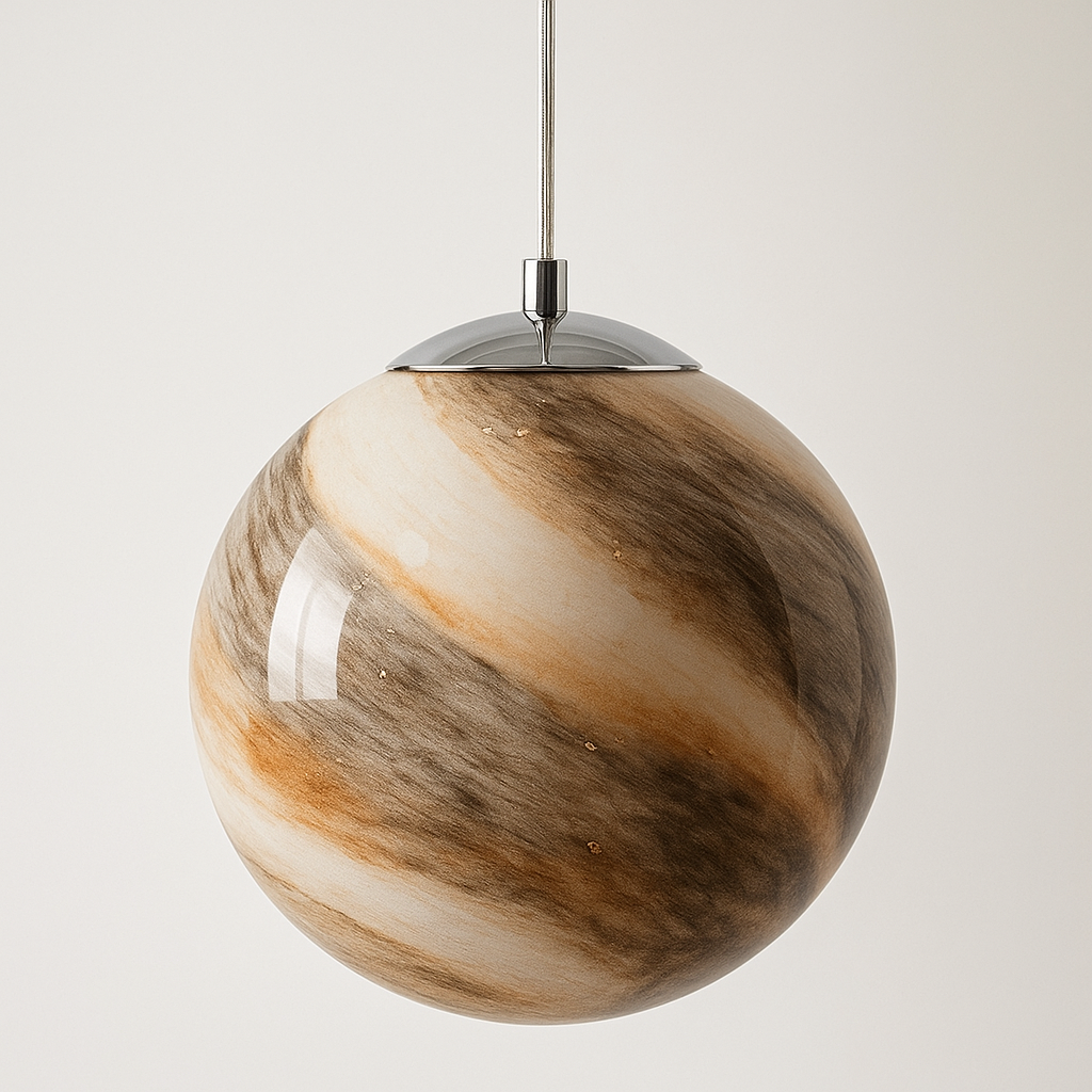 Albury small taupe pendant light modern Scandi design