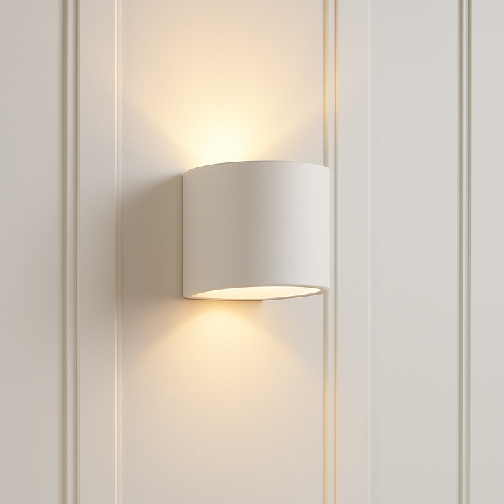 Capel White Ceramic Wall Light