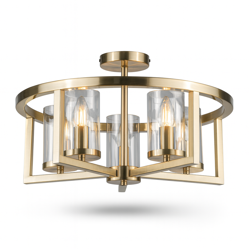 Caria bronze ceiling light product hero