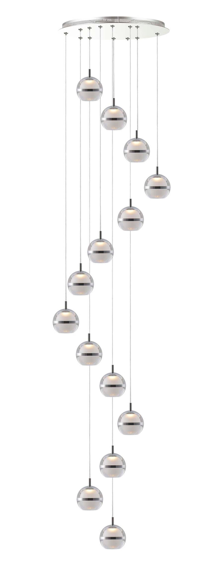 Forbes 14-Light Spiral Pendant