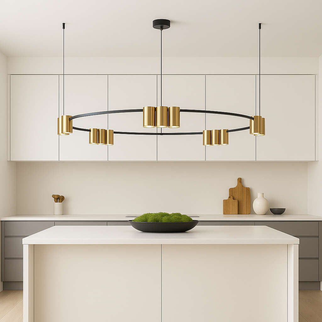 Geneva Large Round Pendant Light – 3 Colours