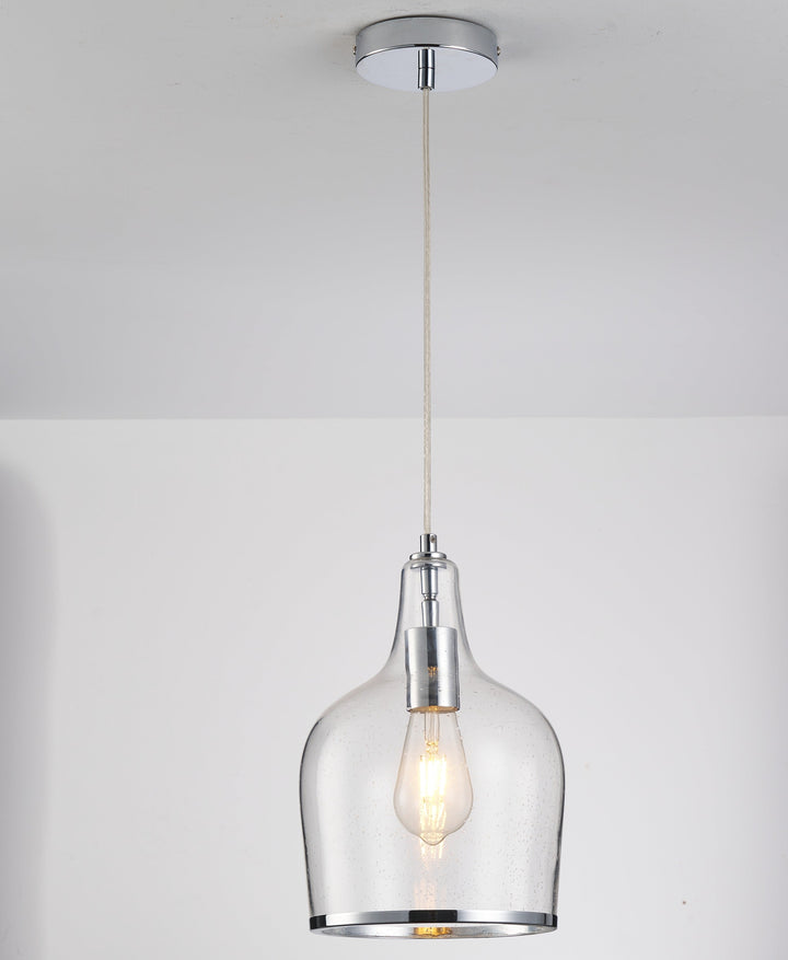 Horsham Single Glass Pendant - 2 COLOURS