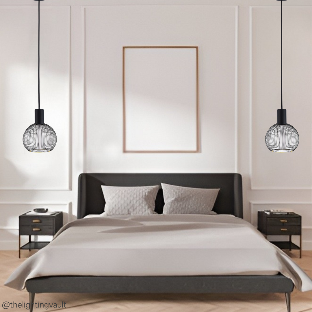 Roma Single Pendant – Aura Ring LED Bulb