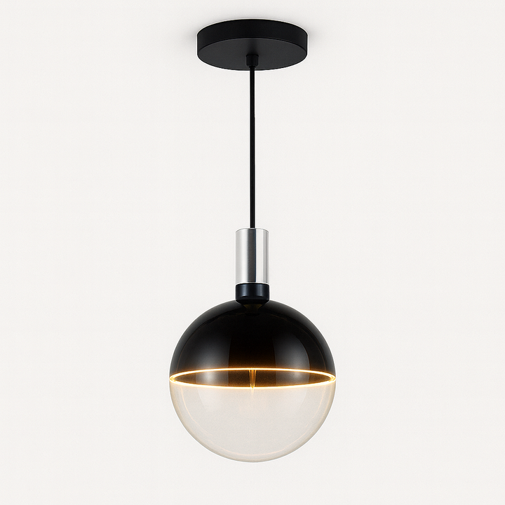 Roma Luxe single pendant with silver cap