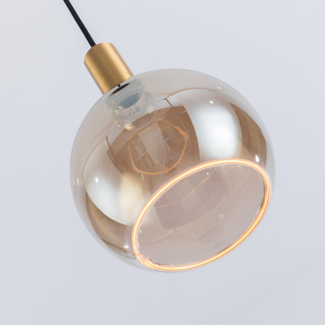 Roma Single Pendant – Aura Ring LED Bulb