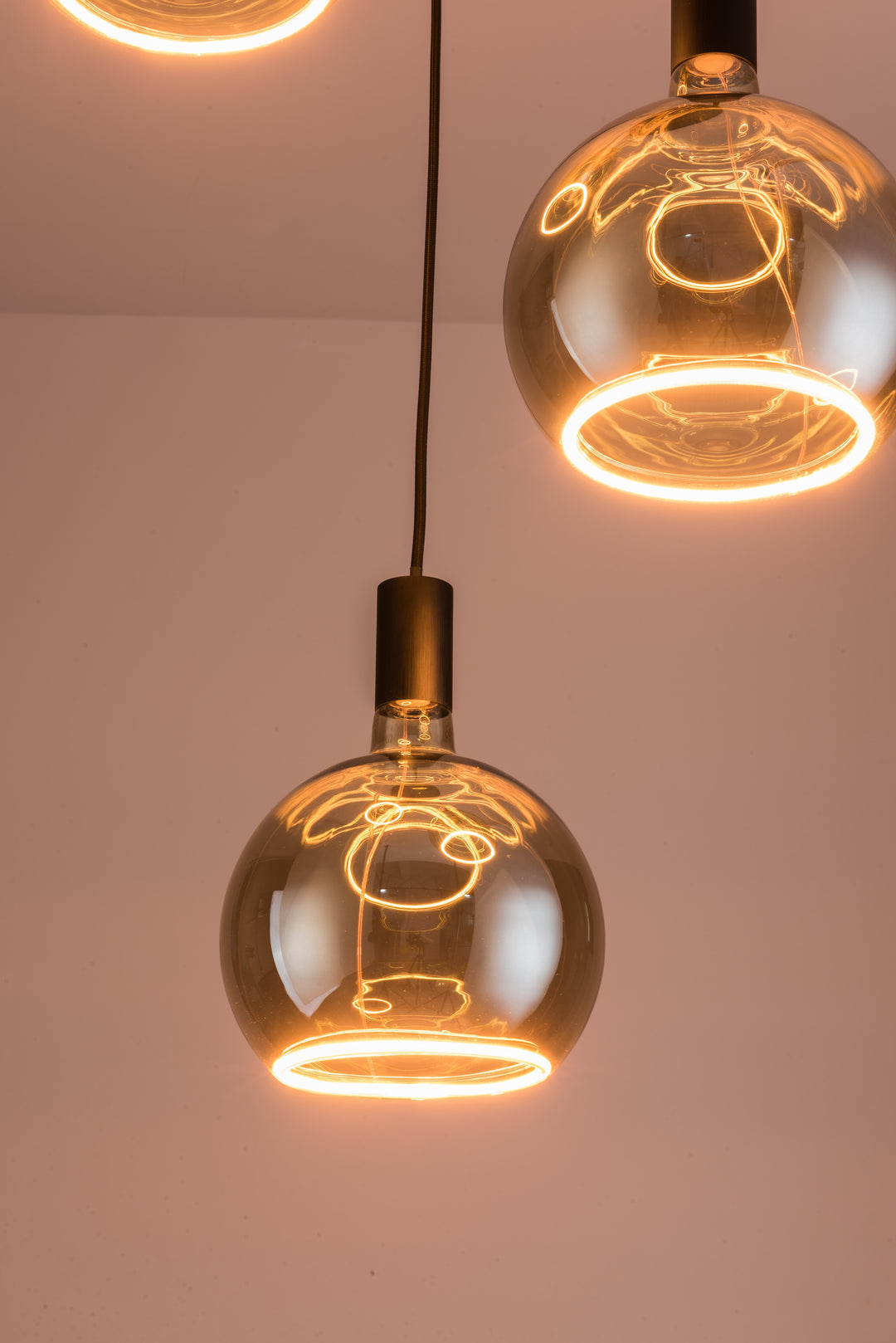 Roma 3-Light Spiral Pendant