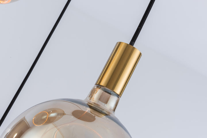 Roma 3-Light Spiral Pendant