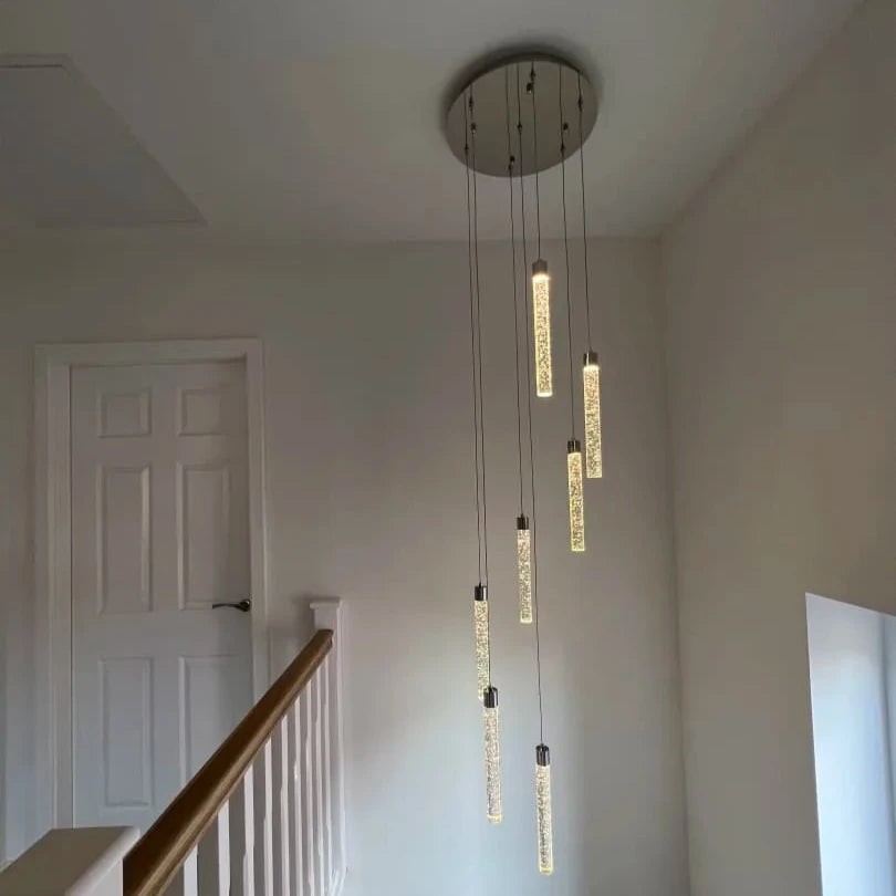 Sydney 7-Light Spiral Pendant Chandelier