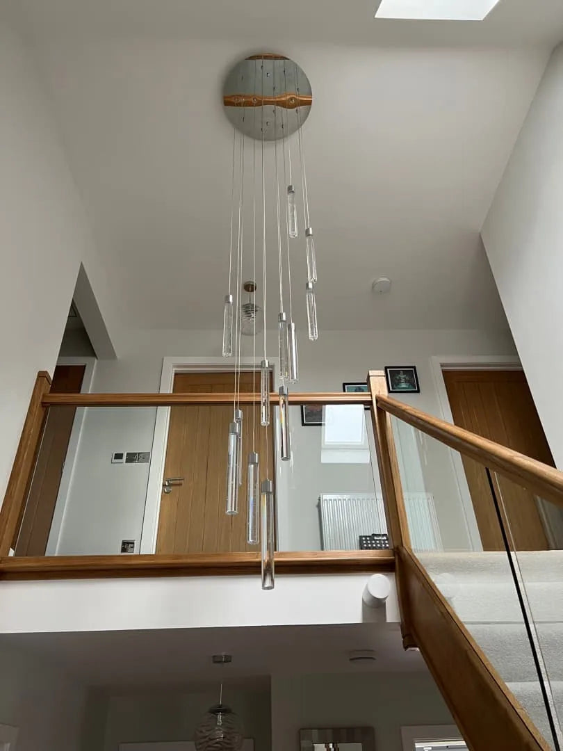 Sydney 12-Light Spiral Pendant Chandelier