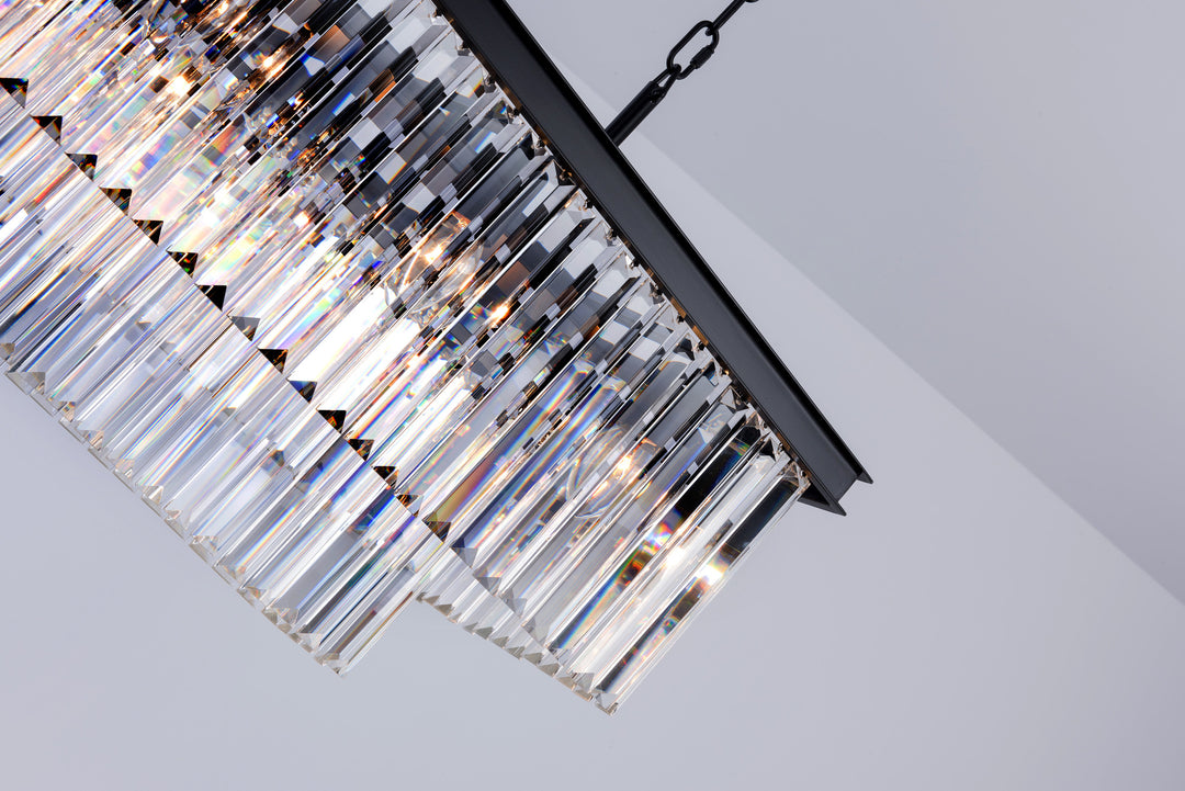 Carolina Rectangular Bar Chandelier - 2 COLOURS