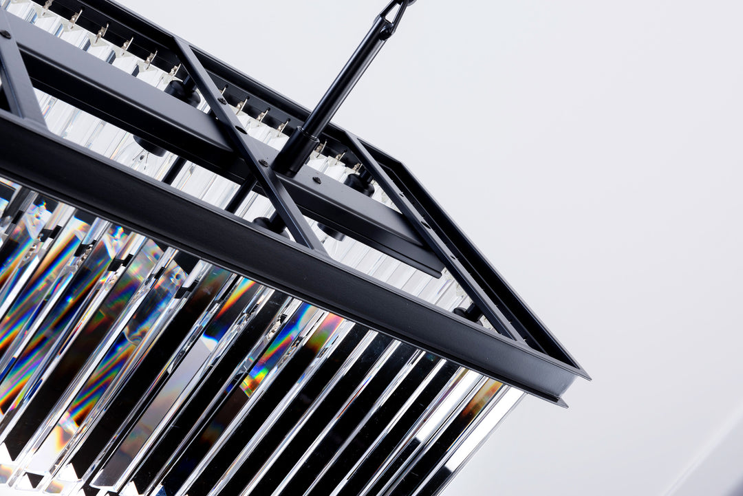 Carolina Rectangular Bar Chandelier - 2 COLOURS