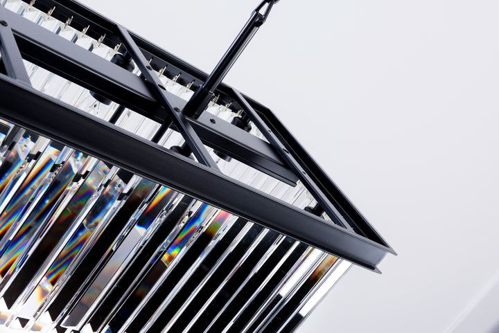 Carolina Rectangular Bar Chandelier - 2 COLOURS