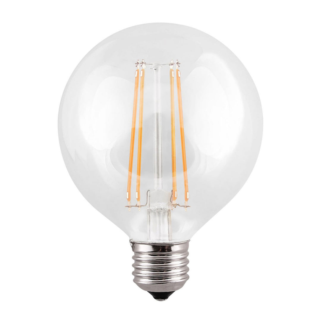 8W G95 Globe LED Light Bulb - PACK OF 5