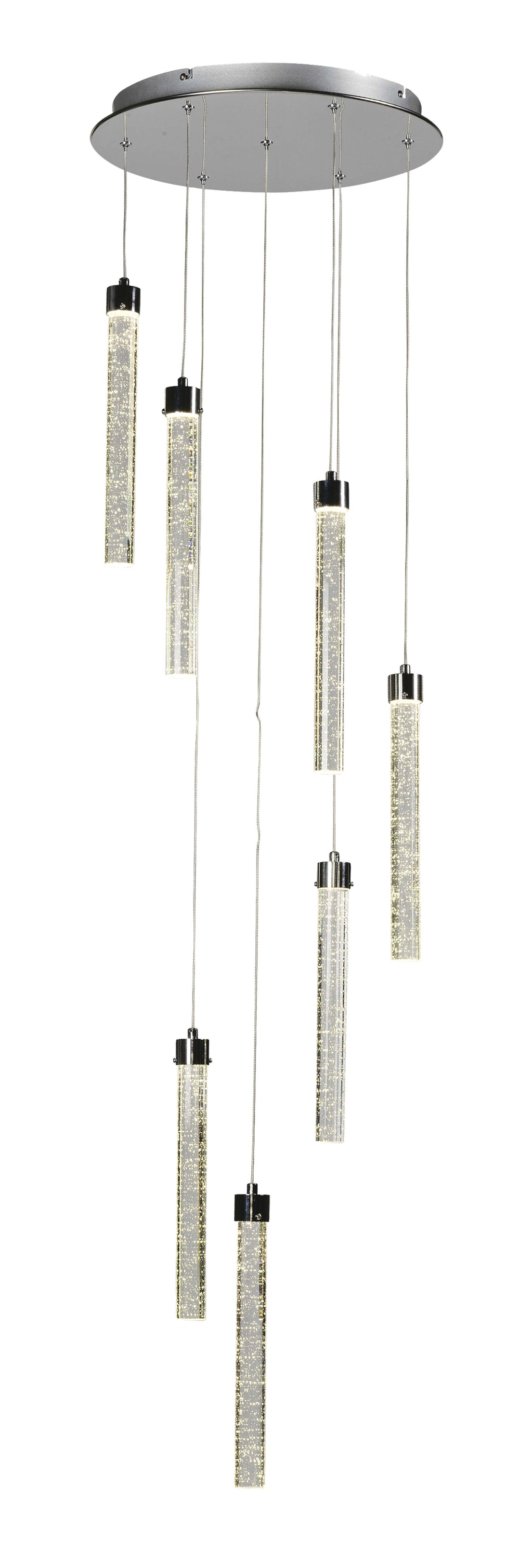 Sydney 7-Light Spiral Pendant Chandelier