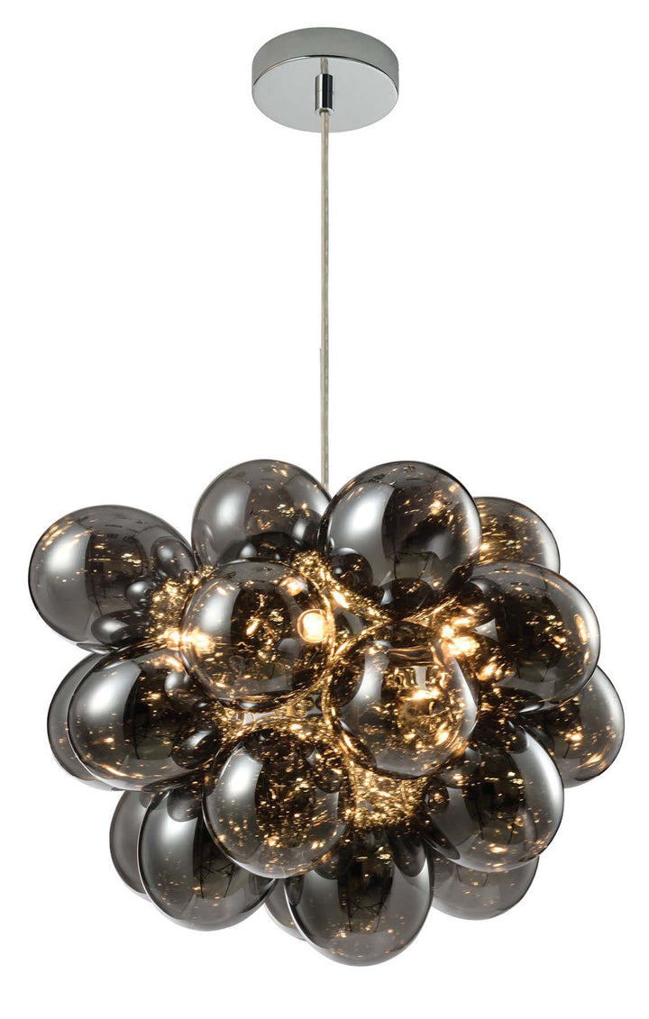 Loxton Large Smoked Bubble Pendant Light