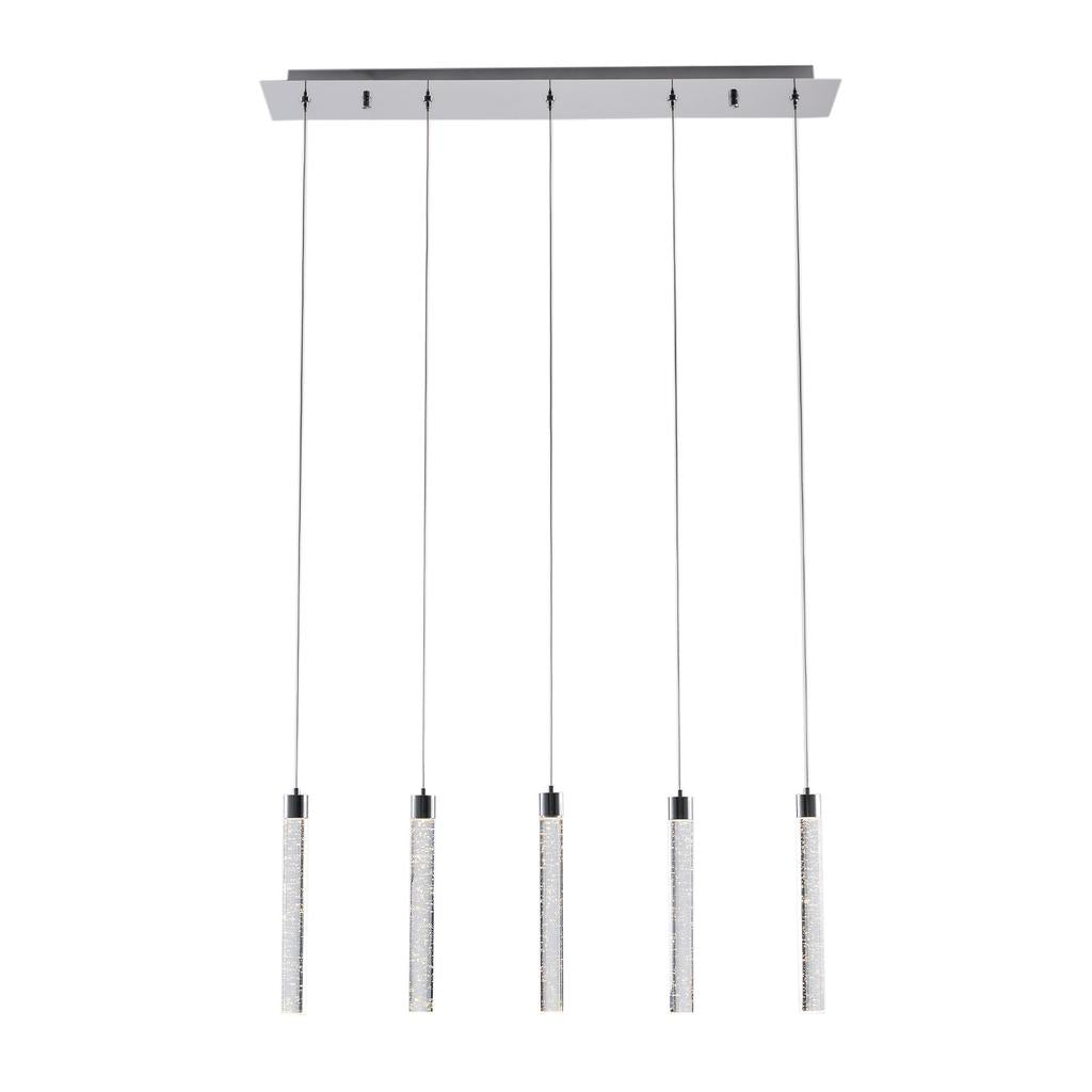 Sydney 5-Light Bubble Glass Pendant Bar