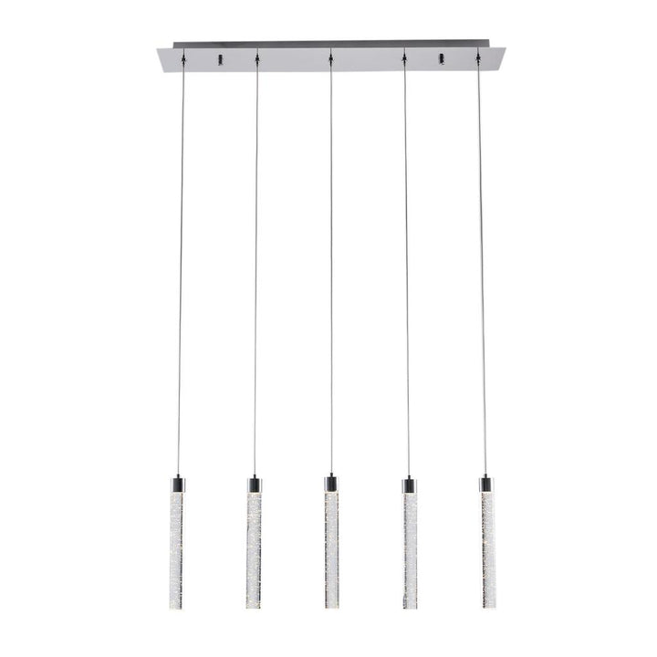 Sydney 5-Light Bubble Glass Pendant Bar