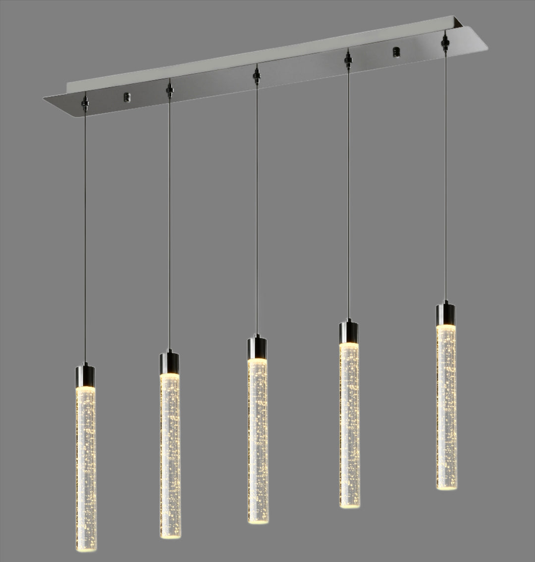 Bubble glass modern kitchen island pendant light