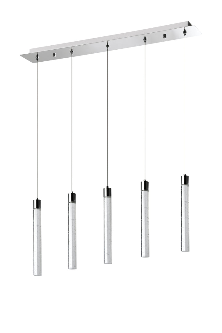 Sydney 5-Light Bubble Glass Pendant Bar