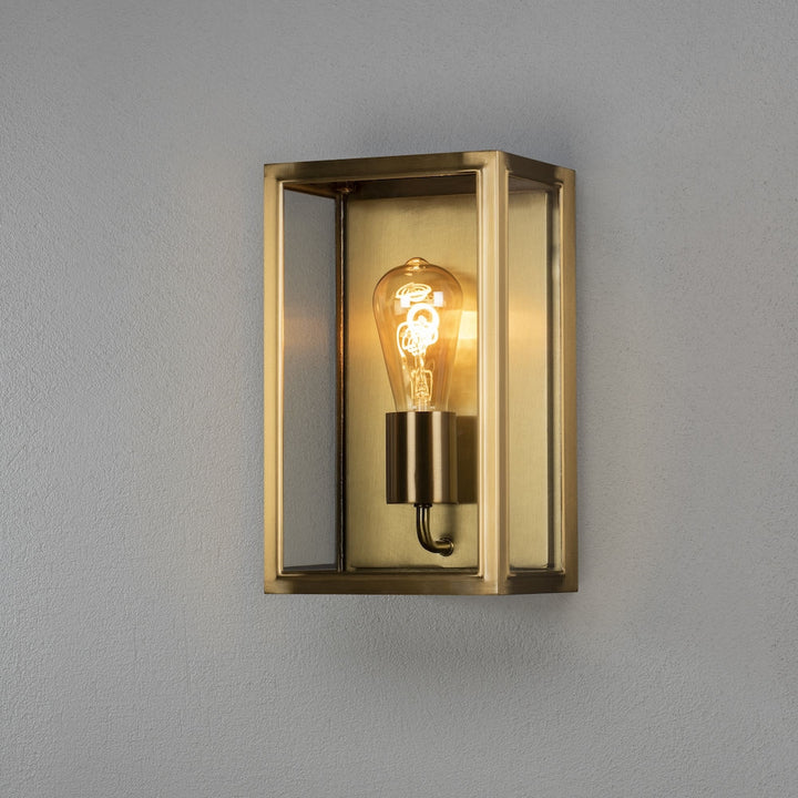 Atri Small Outdoor Wall Light – Black or Brass IP44