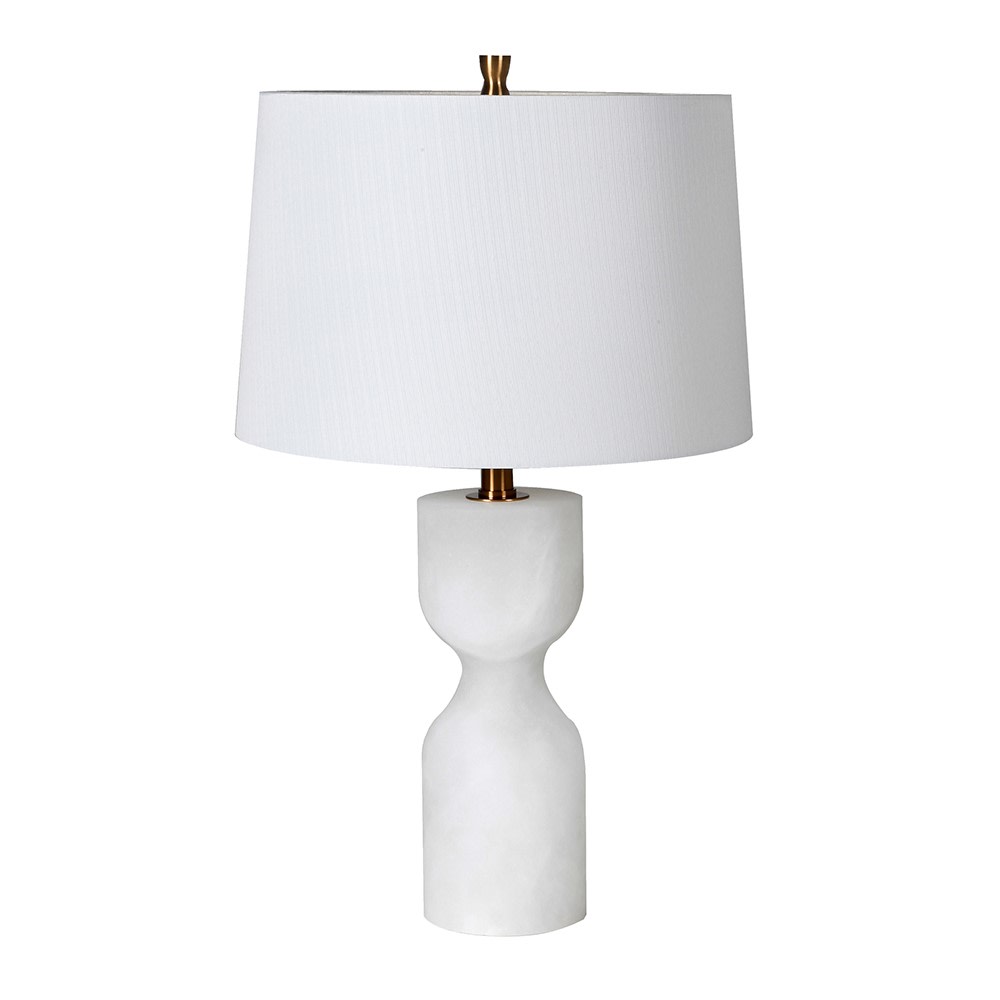 Beatrice Classic White Marble And Gold Table Lamp The Lighting Vault